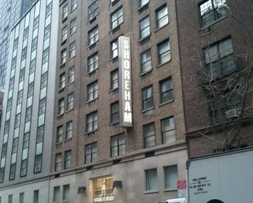 The Shoreham Hotel at 33 West 55th Street.