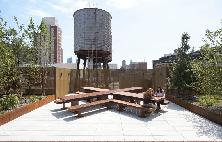 55 Washington's "X" table. Photo: Two Trees Management Company.