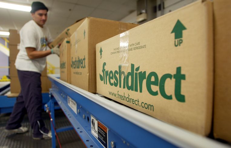 A FreshDirect distribution center.