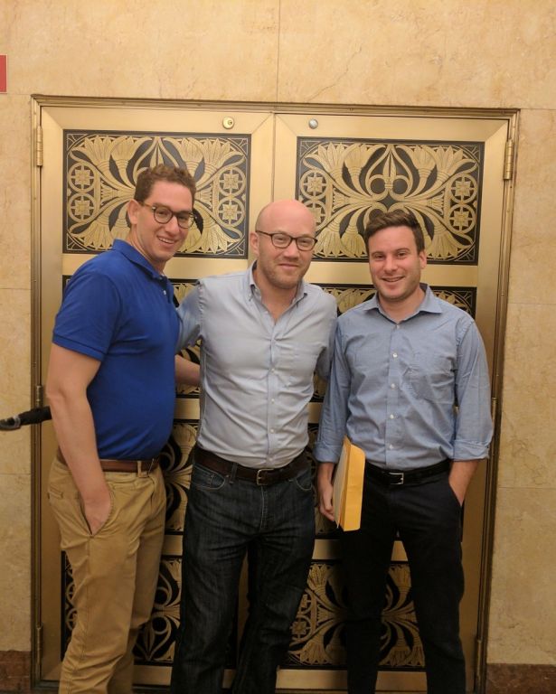 From left: Sam Reznitsky, Michael Rouzenrovich, Mayer Jotkowitz.