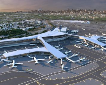 Rendering of the new LaGuardia Central Terminal B.