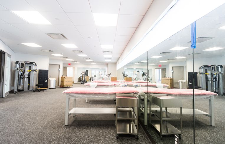 A rehab room. Photo: Emily Assiran/For Commercial Observer