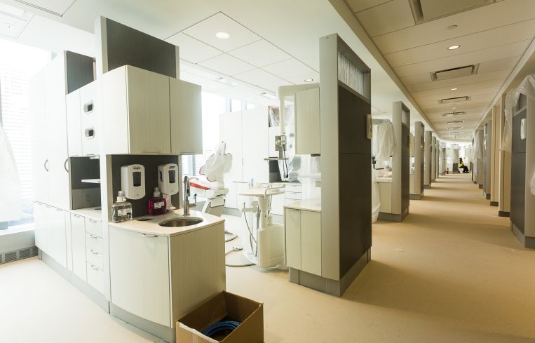 Dental treatment spaces. Photo: Emily Assiran/For Commercial Observer