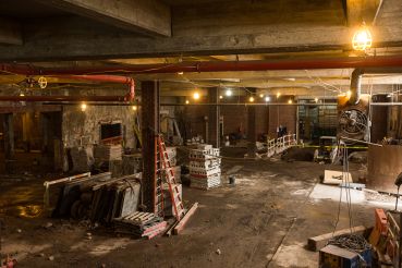 Developers Maddd Equities and the Katz family knocked down dividing walls in 20 Bruckner to create more open space. Photo: Emily Assiran/For Commercial Observer