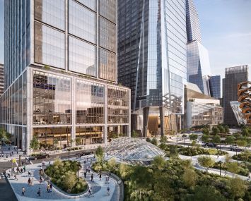 A rendering of 50 Hudson Yards. Courtesy: Related Companies and Oxford Properties Group