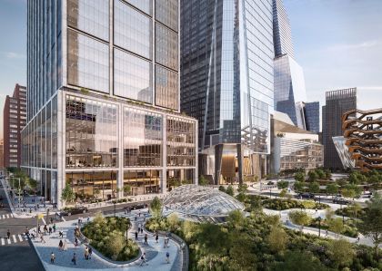 A rendering of 50 Hudson Yards. Courtesy: Related Companies and Oxford Properties Group