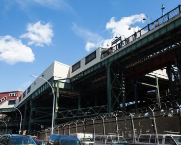 View of Broadway Junction from Van Sinderen Ave. Photo: Emily Assiran for Commercial Observer