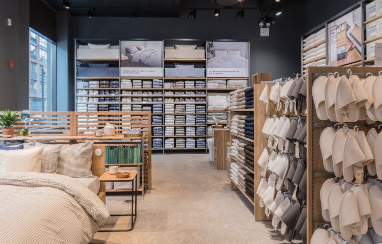 An array of bedding mechanize can be found in the store. Photo: Lucas Roy