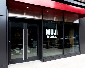 Muji's Williamsburg store has large windows that allow a lot of natural light. Photo: Lucas Roy