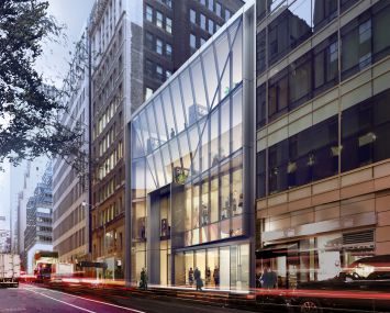 Rendering of 12 West 48th Street in Midtown.
