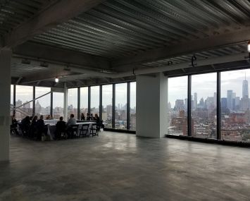 CBRE's third quarter Manhattan office market media briefing at 412 West 15th Street in the Meatpacking District.