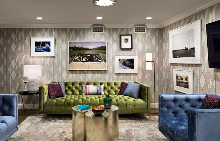 The VIP room in the basement.