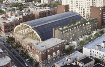 The planned redevelopment of the Bedford Union Armory.