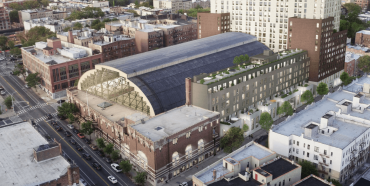 The planned redevelopment of the Bedford Union Armory.