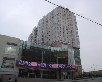The Grand at SkyView Parc, in Flushing, where the Latch system is installed.