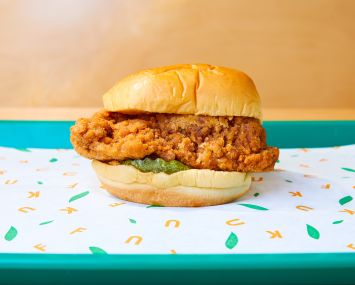 Fuku spicy fried chicken sandwich.