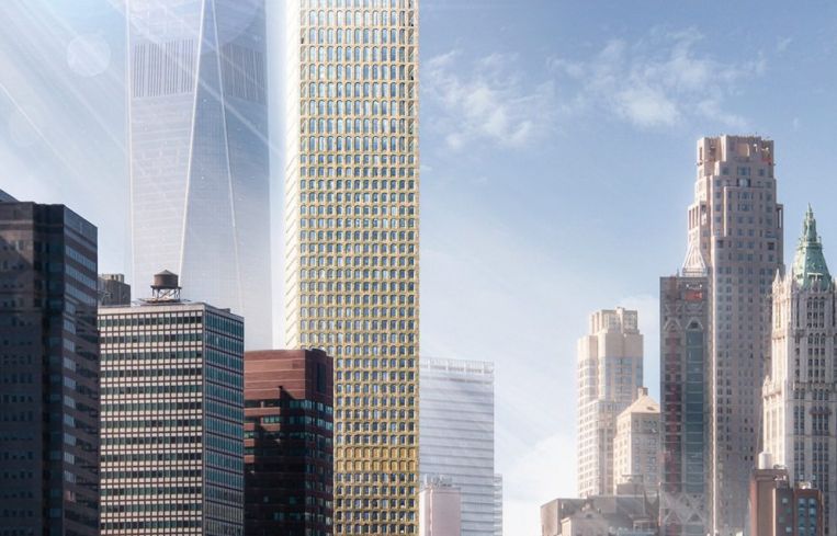 Lightstone Group's 60-story tower at 130 William Street.