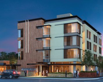 A rendering of the Park James Hotel.