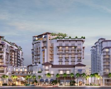 Artist rendering of the Via Mizner complex.