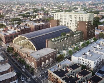 The proposed redevelopment of the Bedford Union Armory in Crown Heights will include rentals, condos and a rec center.