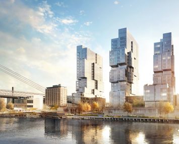 Rendering of 420 Kent Avenue in Williamsburg.