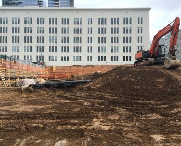 Construction Underway at 200 Kent Street.
