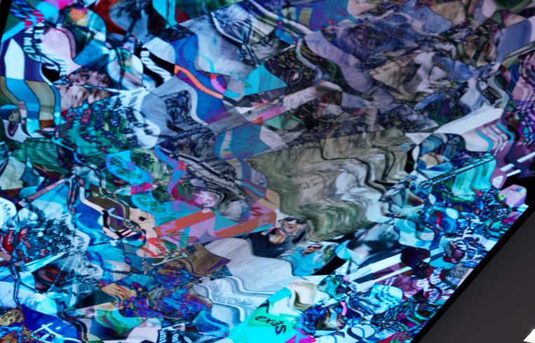 The "sea of cities" projection.