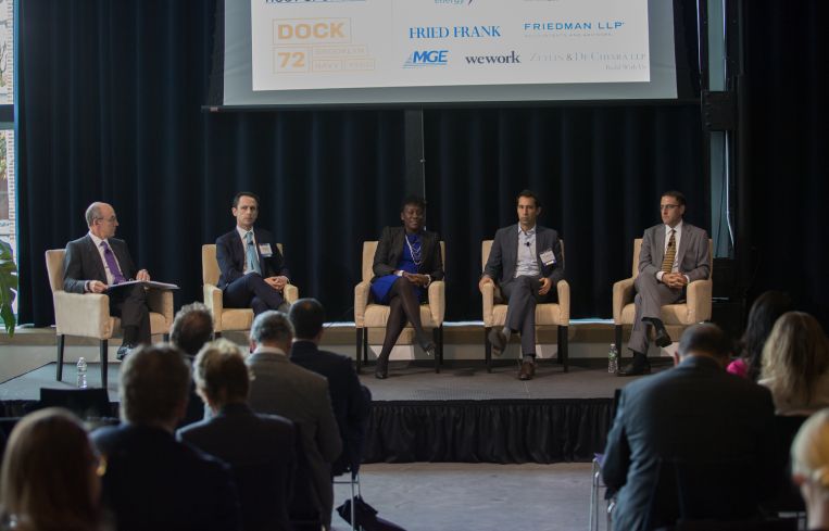 Michael Zetlin, Jeffrey Mandel, Melva M. Miller, Jake Elghanayan, and Seth Pinsky discuss Queens development.