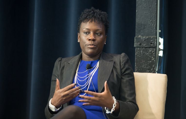 Deputy Queens Borough President Melva M. Miller discusses investment in downtown Jamaica.