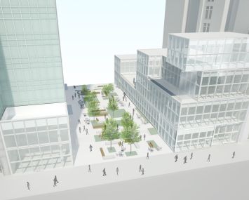 A rendering of 120 West 42nd Street.