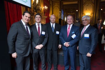 From left to right: Peter Sotoloff, Michael Gigliotti, Tony Fineman, Daniel Palmier and Jay Neveloff