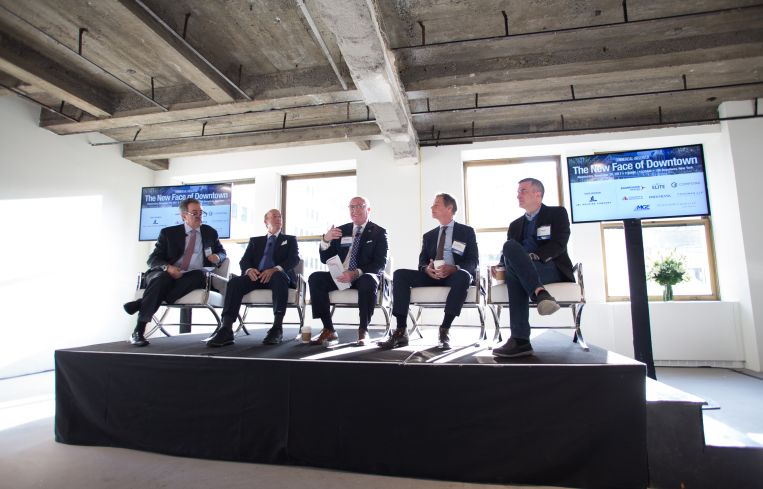 Jonathan Mechanic, David Levinson, Bruce Mosler, Ric Clark and Matt Straz.