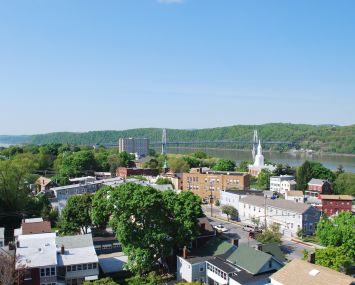 A view of downtown Poughkeepsie.