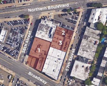 35-15 56th Street, 33-16 and 33-18 57th Street.