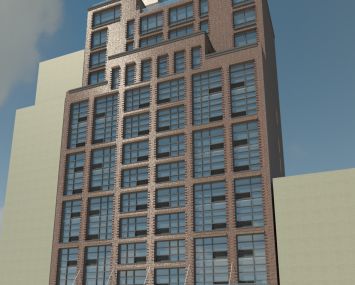 A rendering of 255 East Houston Street.