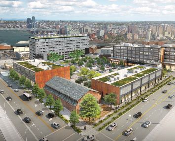 Steiner's plan for Admiral's Row in the Navy Yard.