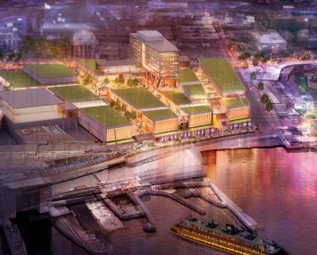 EMPIRE STATE OF MIND: Leases at Empire Outlets, under development on Staten Island, were done with a base plus a percentage rent.
