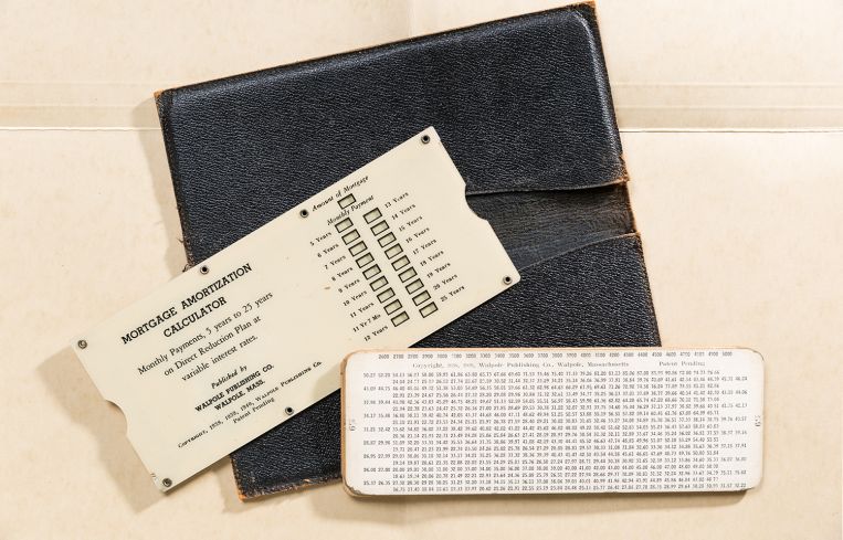 A mortgage amoritization calculator from 1940.