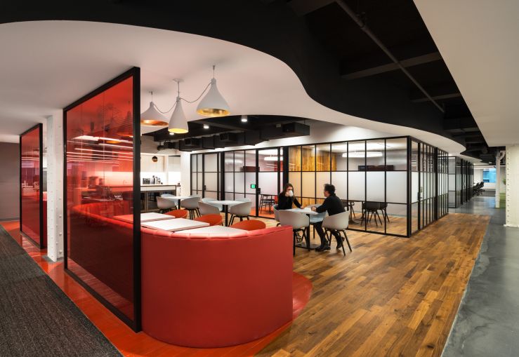 The Plan Inside AlphaSights’ Linear Designed Offices in Midtown East
