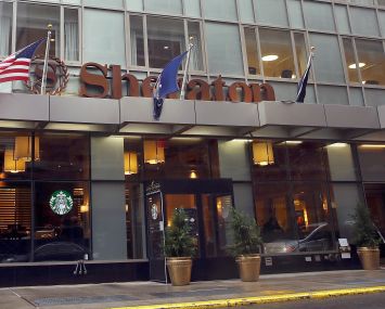 A Sheraton hotel in downtown Brooklyn.