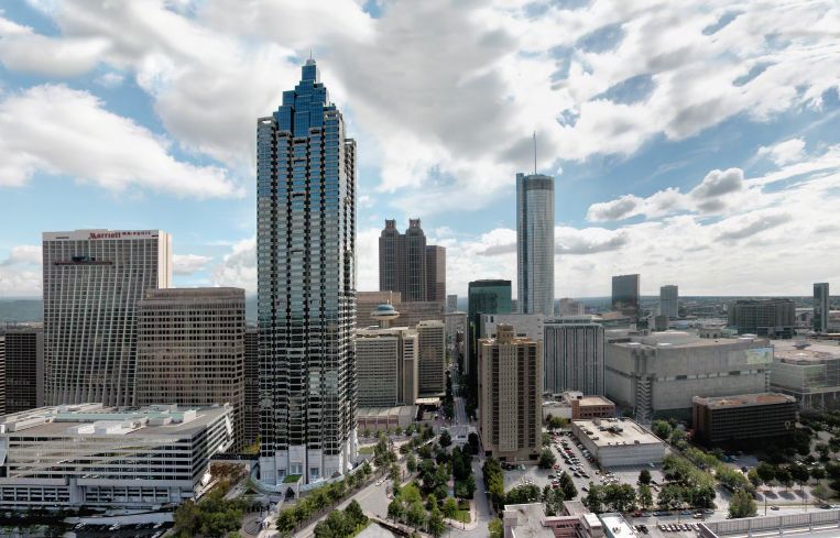 The 18.9-million-square-foot Peachtree Center.
