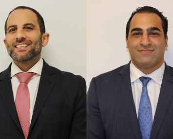 Jeff Geoghegan, left, and Ravi Idnani.