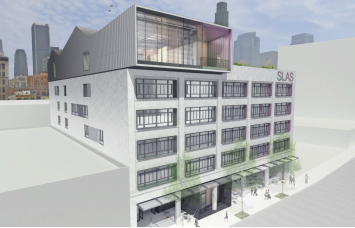 A rendering of the Norton building following its conversion to office space.