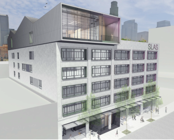 A rendering of the Norton building following its conversion to office space.