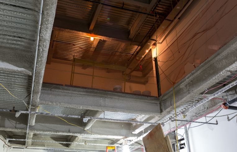 Planet Fitness will have a three-level atrium in its space.