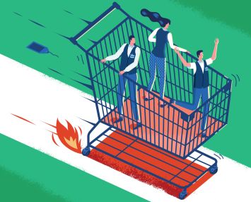 As the economy adjusts, former retail workers could be in for a painful transition.