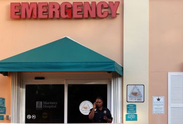 A hospital in the Florida Keys. Analysts said healthcare REITs have suffered from fears of cuts in government medical spending.