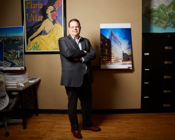 Spencer Levine at the RAL offices.