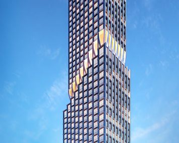 Rendering of 211 West 54th Street.