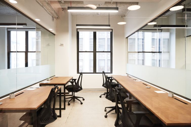 Office suites can accommodate companies with one to 10 employees.